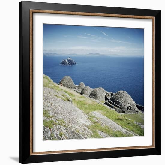 Ancient Monastic Settlement in Skellig Michael, County Kerry, Munster, Republic of Ireland-Andrew Mcconnell-Framed Photographic Print