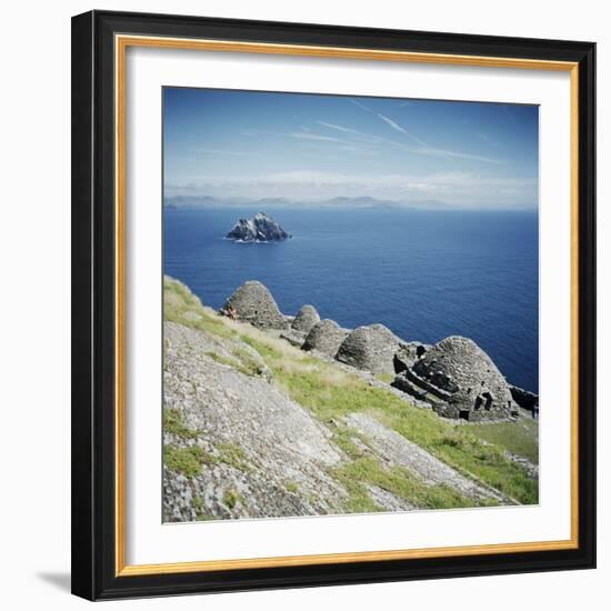 Ancient Monastic Settlement in Skellig Michael, County Kerry, Munster, Republic of Ireland-Andrew Mcconnell-Framed Photographic Print