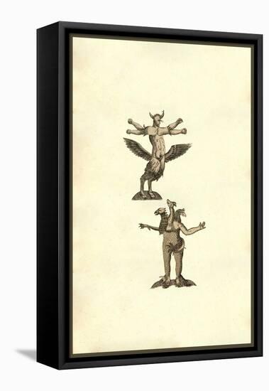 Ancient Monster Men-Ulisse Aldrovandi-Framed Stretched Canvas