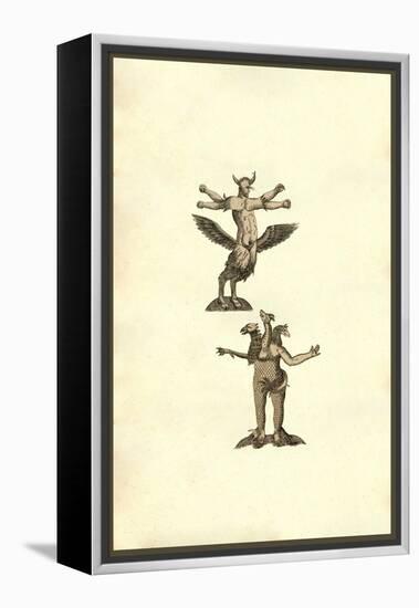 Ancient Monster Men-Ulisse Aldrovandi-Framed Stretched Canvas