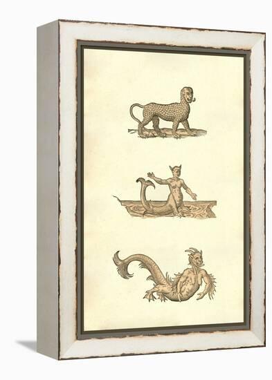 Ancient Monsters-Ulisse Aldrovandi-Framed Stretched Canvas