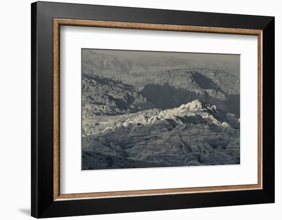 Ancient Nabatean city of Petra with rocky landscape, Wadi Musa, Petra, Jordan-null-Framed Photographic Print