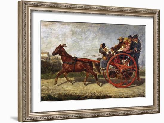 Ancient Neapolitan Horse Trap-Filippo Palizzi-Framed Giclee Print