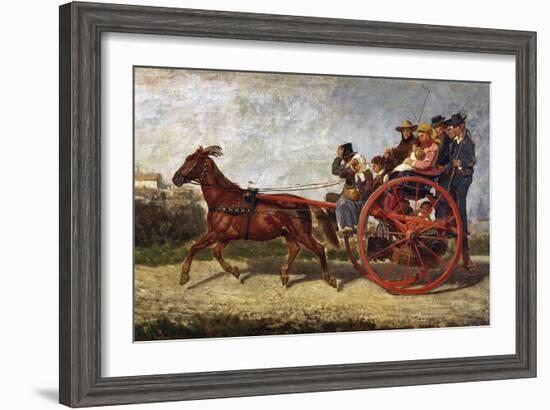 Ancient Neapolitan Horse Trap-Filippo Palizzi-Framed Giclee Print