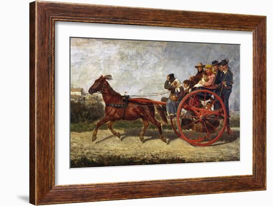 Ancient Neapolitan Horse Trap-Filippo Palizzi-Framed Giclee Print