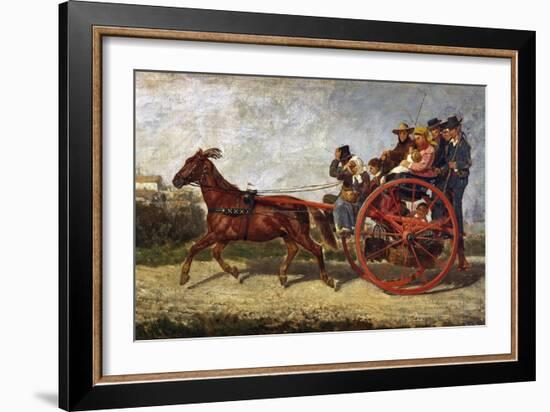 Ancient Neapolitan Horse Trap-Filippo Palizzi-Framed Giclee Print