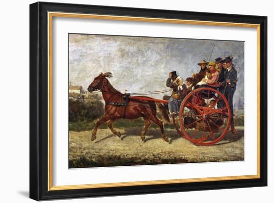 Ancient Neapolitan Horse Trap-Filippo Palizzi-Framed Giclee Print