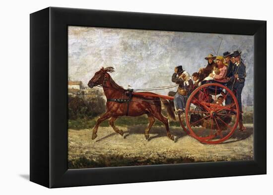 Ancient Neapolitan Horse Trap-Filippo Palizzi-Framed Premier Image Canvas