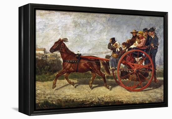 Ancient Neapolitan Horse Trap-Filippo Palizzi-Framed Premier Image Canvas