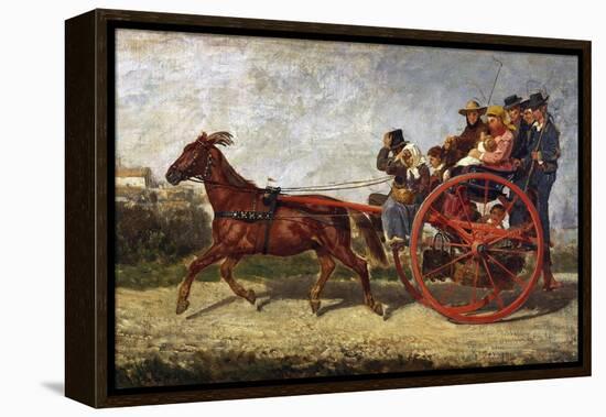 Ancient Neapolitan Horse Trap-Filippo Palizzi-Framed Premier Image Canvas