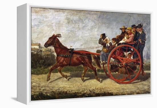 Ancient Neapolitan Horse Trap-Filippo Palizzi-Framed Premier Image Canvas