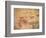 Ancient Paintings in Cave of the Hands, Santa Cruz Province, Patagonia, Argentina-Lin Alder-Framed Photographic Print