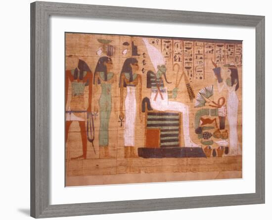 Ancient Papyrus, Cairo Museum of Egyptian Antiquities, Cairo, Egypt-Stuart Westmoreland-Framed Photographic Print