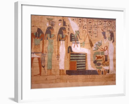 Ancient Papyrus, Cairo Museum of Egyptian Antiquities, Cairo, Egypt-Stuart Westmoreland-Framed Photographic Print