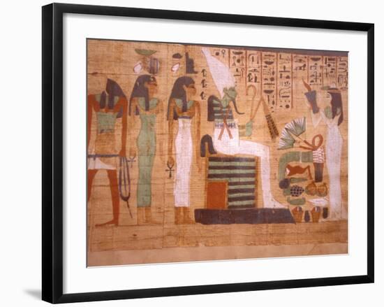 Ancient Papyrus, Cairo Museum of Egyptian Antiquities, Cairo, Egypt-Stuart Westmoreland-Framed Photographic Print