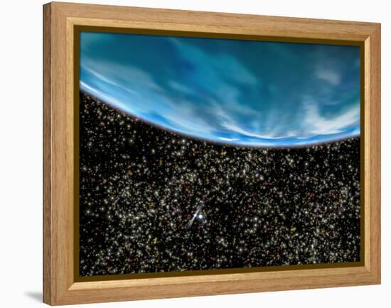 Ancient Planet In M4 Globular Cluster-null-Framed Premier Image Canvas