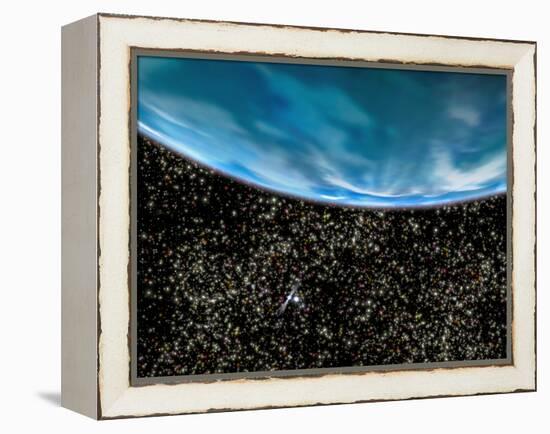 Ancient Planet In M4 Globular Cluster-null-Framed Premier Image Canvas