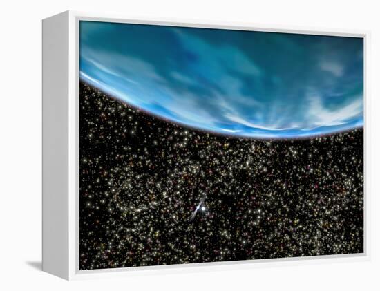 Ancient Planet In M4 Globular Cluster-null-Framed Premier Image Canvas