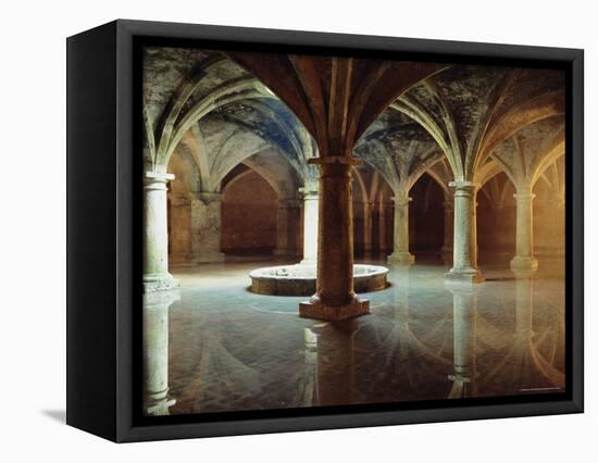 Ancient Portuguese Cistern, El Jadida, Atlantic Coast, Morocco, Africa-Bruno Morandi-Framed Premier Image Canvas