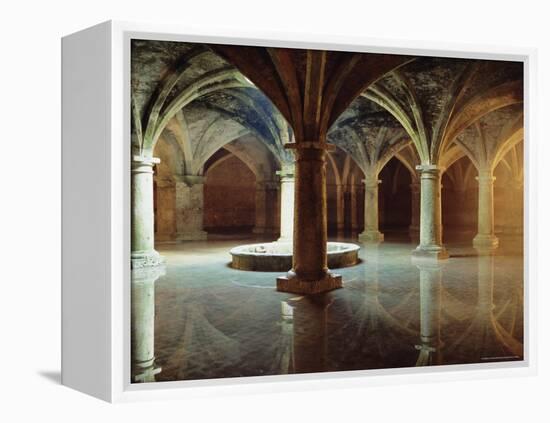 Ancient Portuguese Cistern, El Jadida, Atlantic Coast, Morocco, Africa-Bruno Morandi-Framed Premier Image Canvas