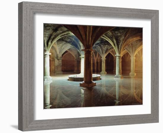 Ancient Portuguese Cistern, El Jadida, Atlantic Coast, Morocco, Africa-Bruno Morandi-Framed Photographic Print