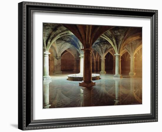 Ancient Portuguese Cistern, El Jadida, Atlantic Coast, Morocco, Africa-Bruno Morandi-Framed Photographic Print