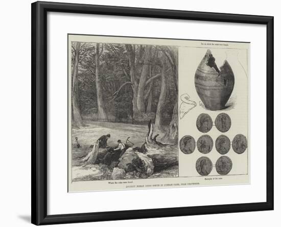 Ancient Roman Coins Found in Cobham Park, Near Gravesend-null-Framed Giclee Print