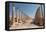 Ancient Roman road with colonnade, Jerash, Jordan, Middle East-Francesco Fanti-Framed Premier Image Canvas