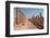 Ancient Roman stone road with a colonnade, Jerash, Jordan, Middle East-Francesco Fanti-Framed Photographic Print