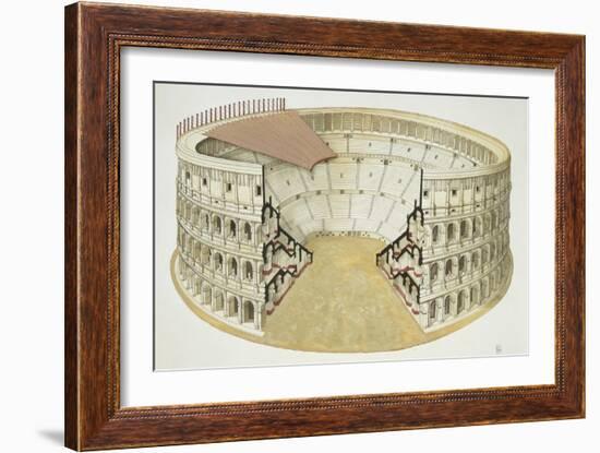 Ancient Rome, Rome Colosseum-null-Framed Giclee Print