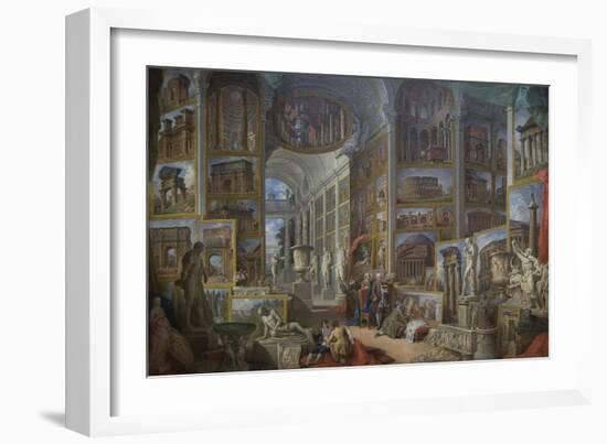 Ancient Rome-Giovanni Paolo Panini-Framed Art Print