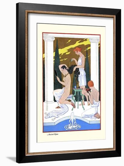 Ancient Rome-Georges Barbier-Framed Art Print