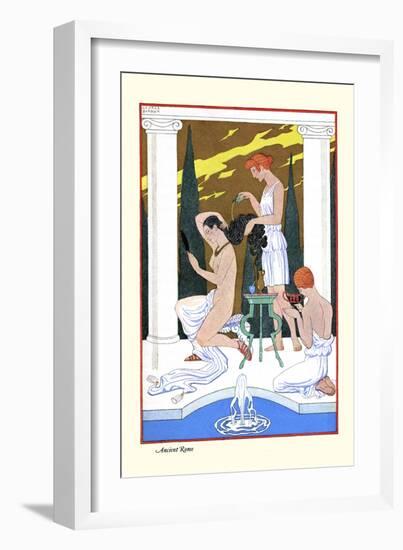 Ancient Rome-Georges Barbier-Framed Art Print