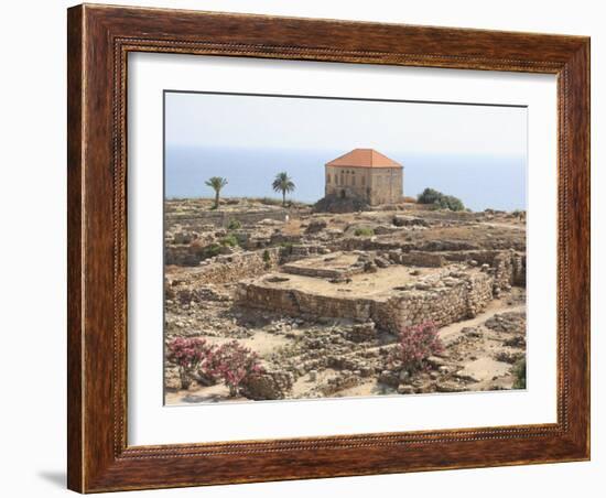 Ancient Ruins, Byblos, UNESCO World Heritage Site, Jbail, Lebanon, Middle East-Wendy Connett-Framed Photographic Print