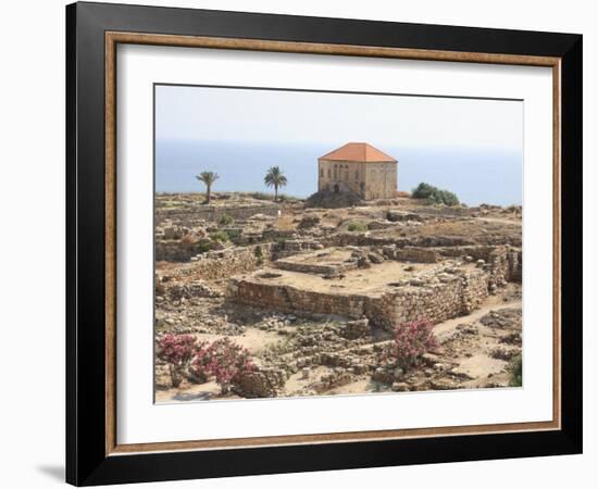 Ancient Ruins, Byblos, UNESCO World Heritage Site, Jbail, Lebanon, Middle East-Wendy Connett-Framed Photographic Print