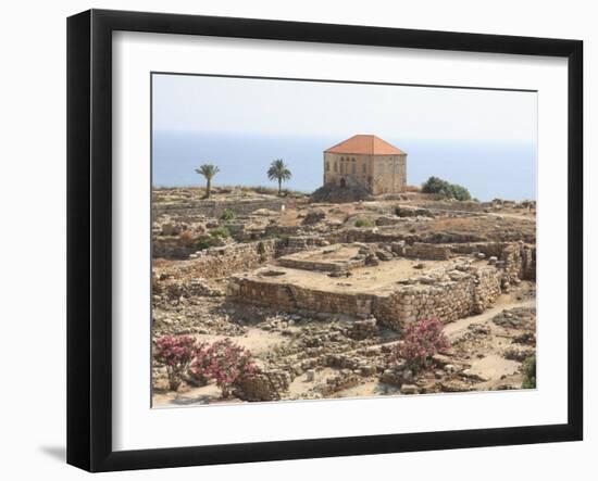 Ancient Ruins, Byblos, UNESCO World Heritage Site, Jbail, Lebanon, Middle East-Wendy Connett-Framed Photographic Print