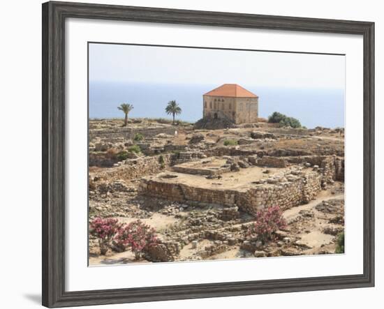 Ancient Ruins, Byblos, UNESCO World Heritage Site, Jbail, Lebanon, Middle East-Wendy Connett-Framed Photographic Print