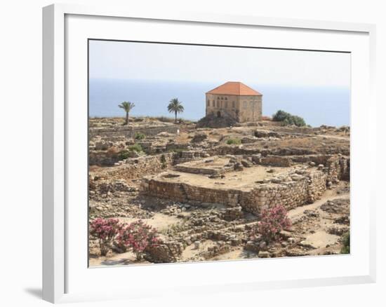 Ancient Ruins, Byblos, UNESCO World Heritage Site, Jbail, Lebanon, Middle East-Wendy Connett-Framed Photographic Print