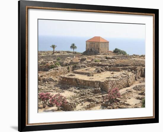 Ancient Ruins, Byblos, UNESCO World Heritage Site, Jbail, Lebanon, Middle East-Wendy Connett-Framed Photographic Print