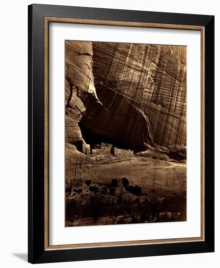 Ancient Ruins in the Canon De Chelle, N.M.-null-Framed Giclee Print