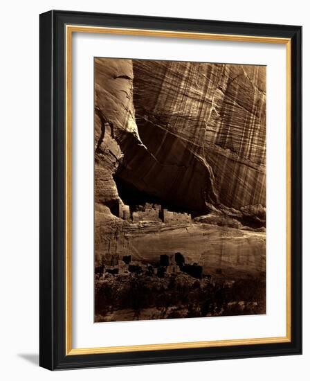 Ancient Ruins in the Canon De Chelle, N.M.-null-Framed Giclee Print