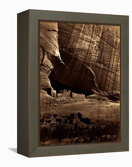 Ancient Ruins in the Canon De Chelle, N.M.-null-Framed Premier Image Canvas