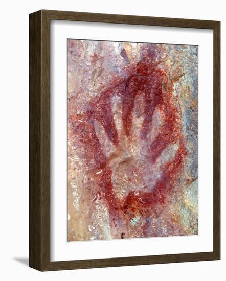 Ancient Sacred Mayan Paintings at Metzabok, Selva Lacandona, Metzabok, Chiapas, Mexico-Russell Gordon-Framed Photographic Print