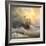 Ancient Sailing Vessel In Stormy Sea-balaikin2009-Framed Art Print