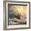 Ancient Sailing Vessel In Stormy Sea-balaikin2009-Framed Art Print