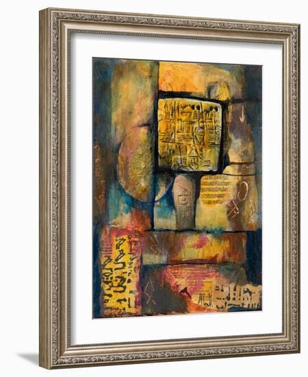 Ancient Scripts-Margaret Coxall-Framed Giclee Print