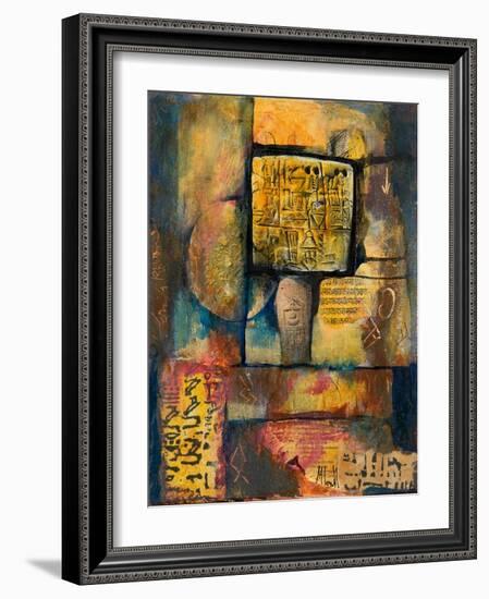 Ancient Scripts-Margaret Coxall-Framed Giclee Print