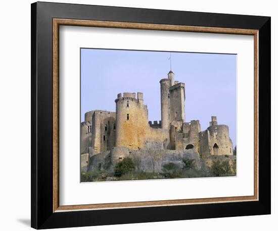 Ancient Seat of the Seigneur Beranger De Roquefeuil, Chateau De Bonaguil, Aquitaine-Bruno Barbier-Framed Photographic Print