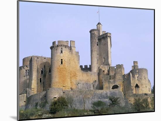 Ancient Seat of the Seigneur Beranger De Roquefeuil, Chateau De Bonaguil, Aquitaine-Bruno Barbier-Mounted Photographic Print