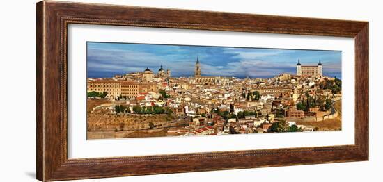 Ancient Spain - Toledo City, Panoramic View-Maugli-l-Framed Photographic Print